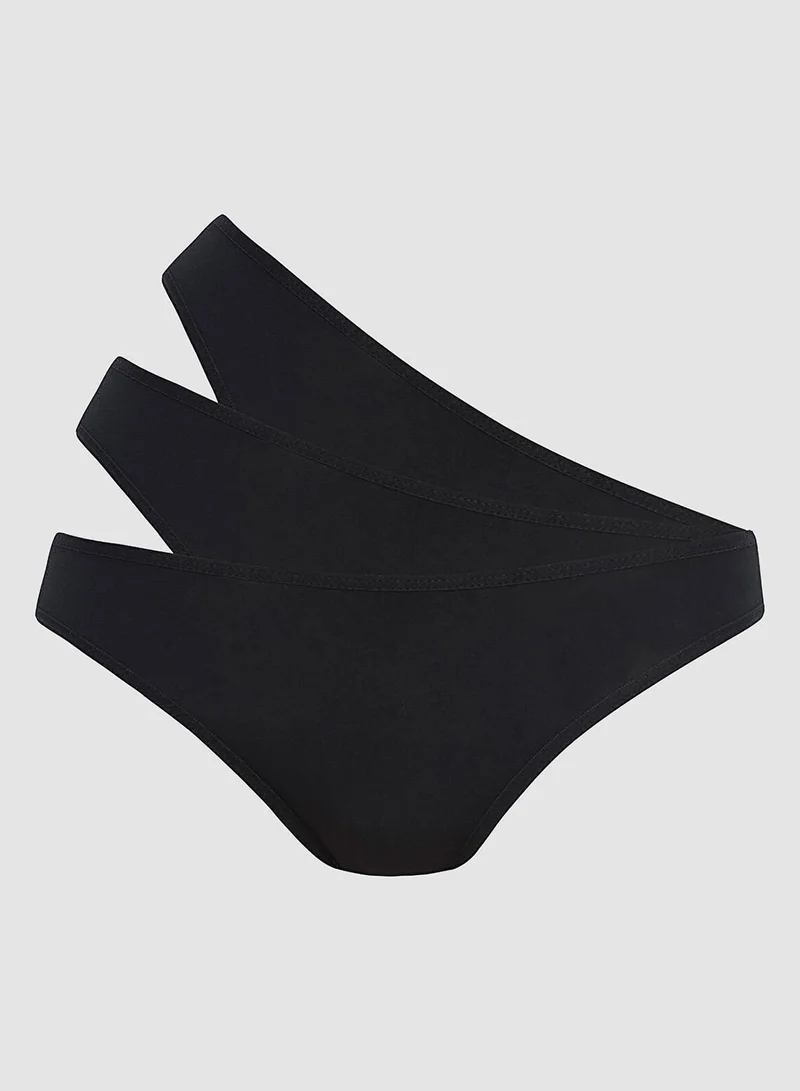 Fresh Slip 3-Pack Black