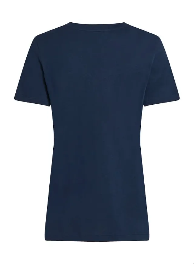 Logo Crewneck T-shirt Deep Blue – image 6