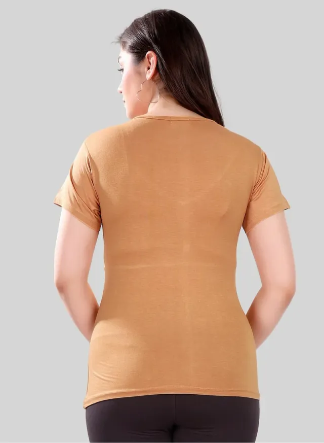 Maternity & Nursing Double-Layered Round Neck T-Shirts, 2-Pack – image 4