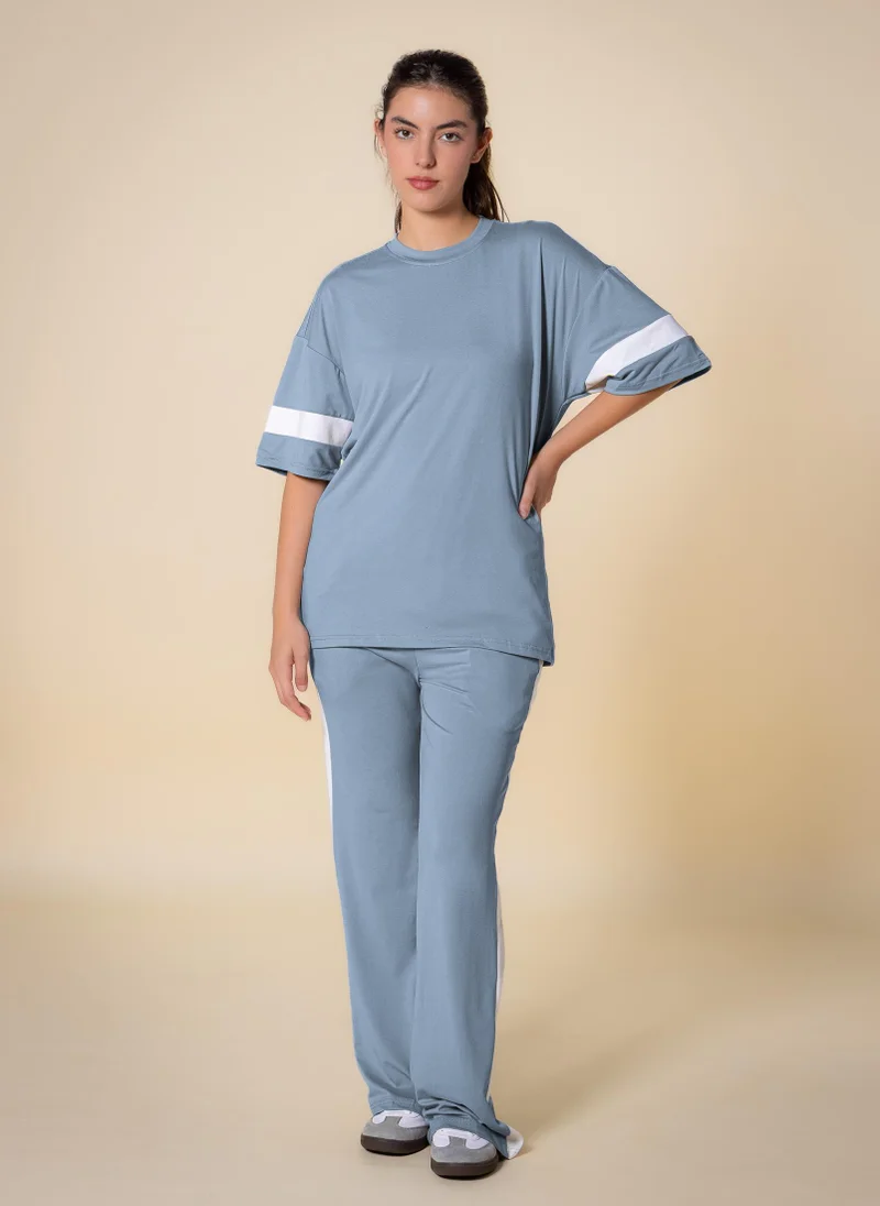 Comfort T-Shirt Set Blue
