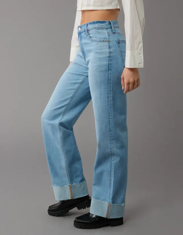 AE High-Waisted Stovepipe Jeans – image 3