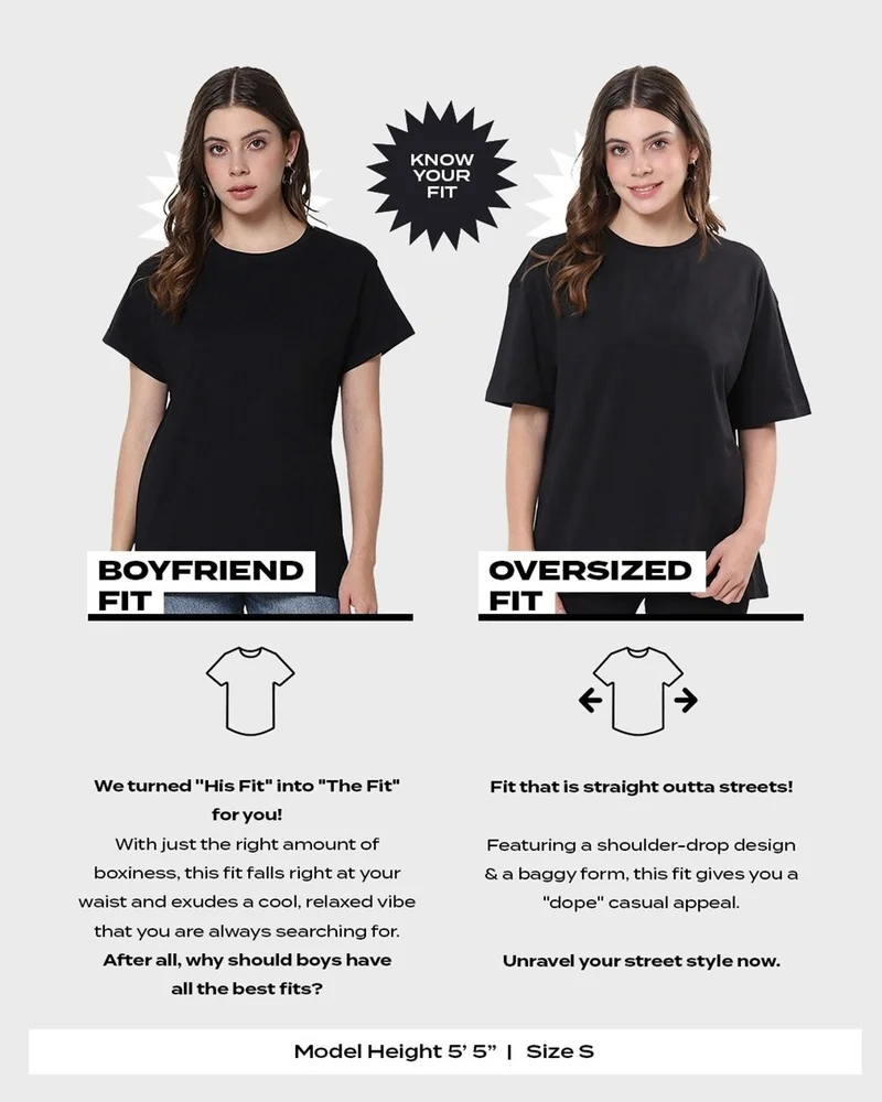 Women's Billionaire Girls Club Graphic Oversized T-shirt Black