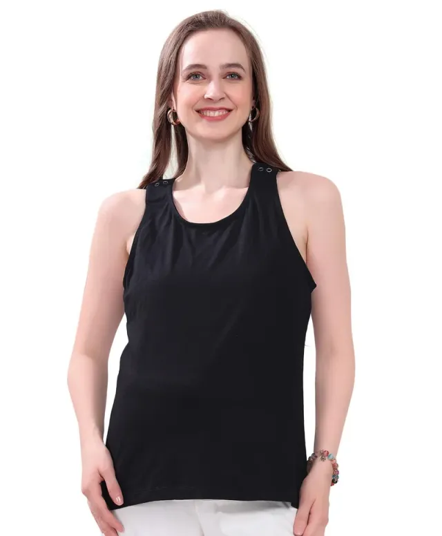 Maternity Nursing Tank Top - Viscose Blend, Pack of 2 – image 4