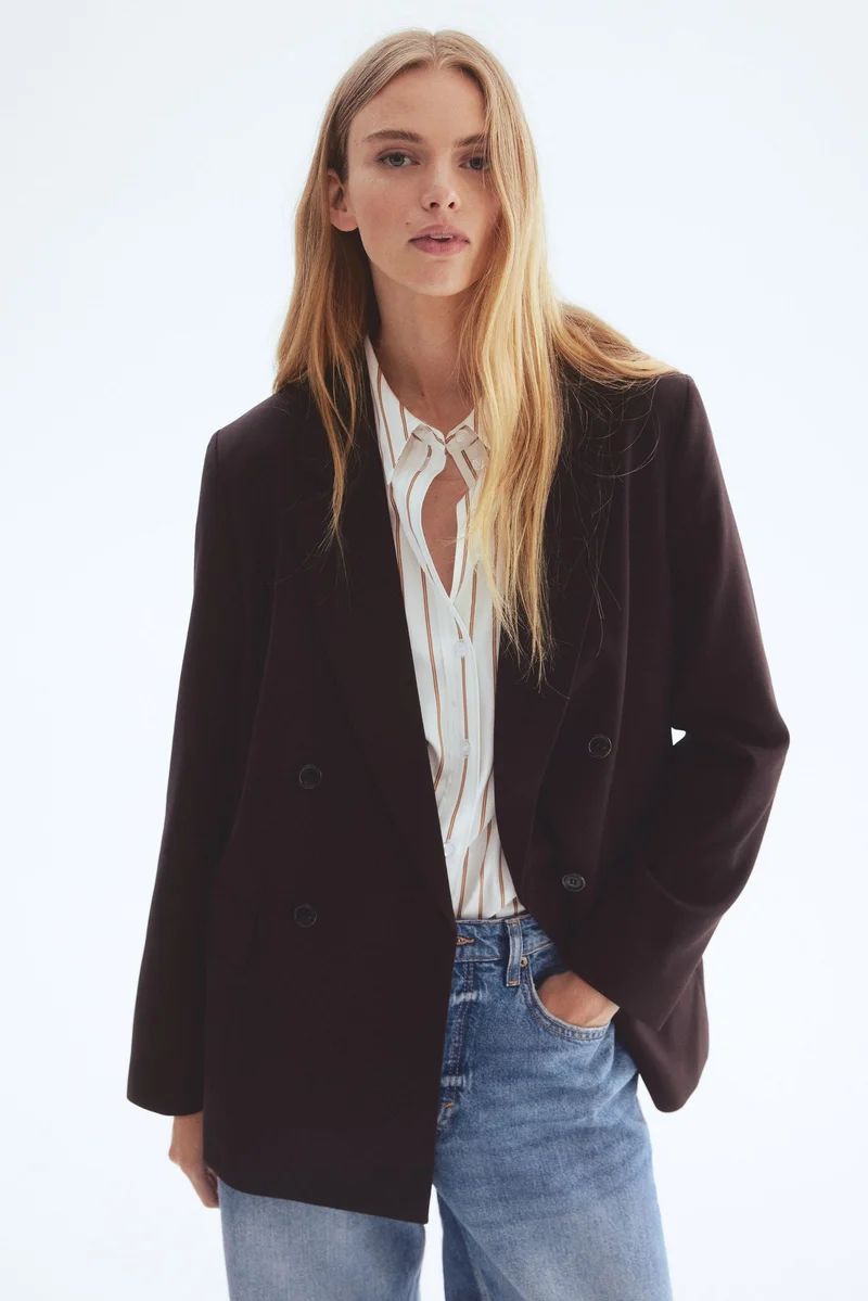 Classic Double-Breasted Blazer
