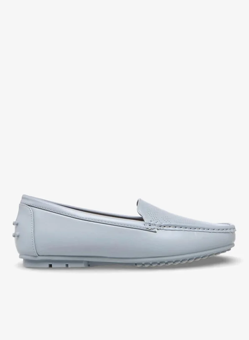 Flora Bella Women's Perforated Loafers Blue