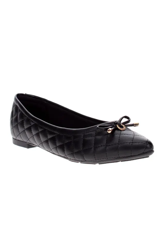 Women's Lightweight Ballerina Slip-On Flats Black