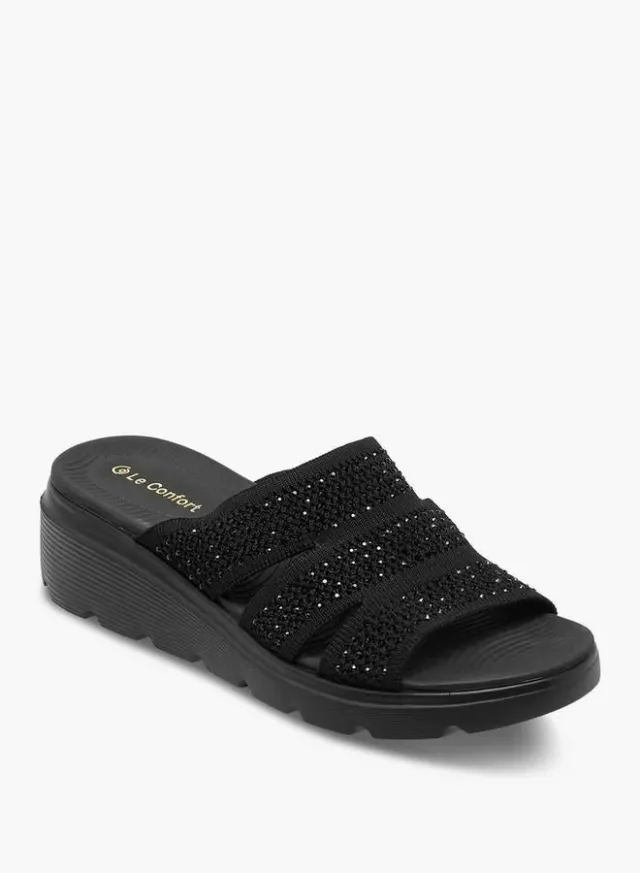 Women's Embellished Sandals Black – image 3