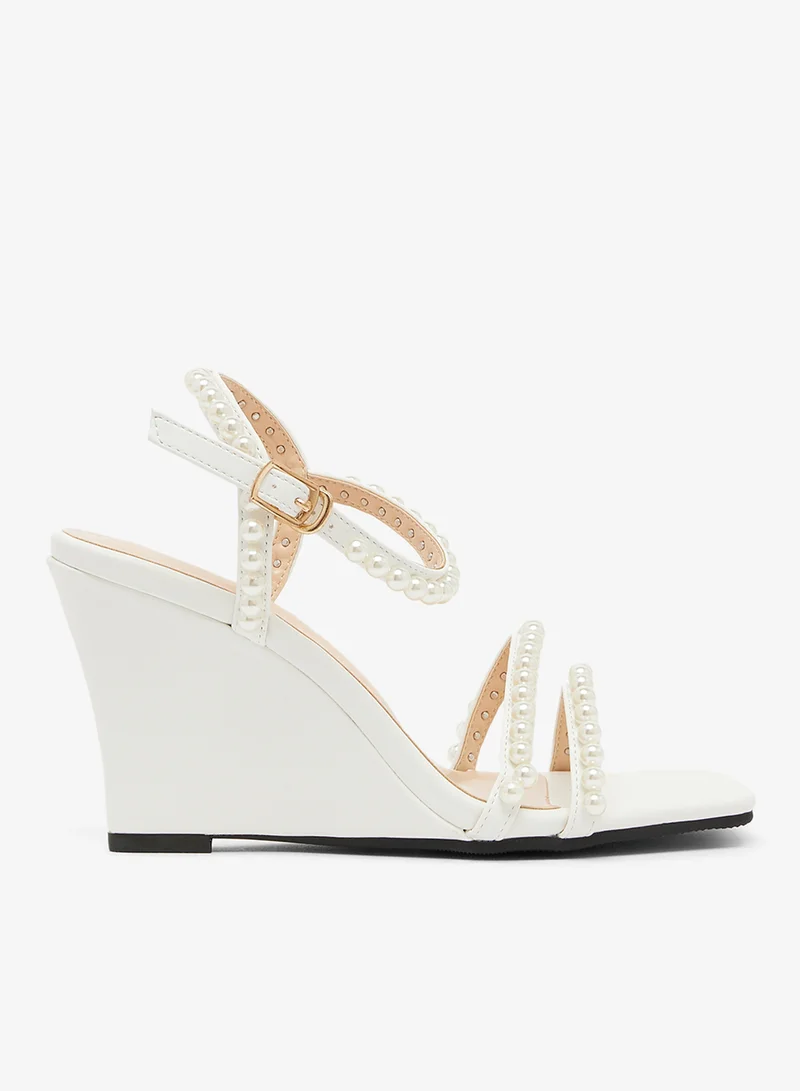 Women's Wedge Sandals White