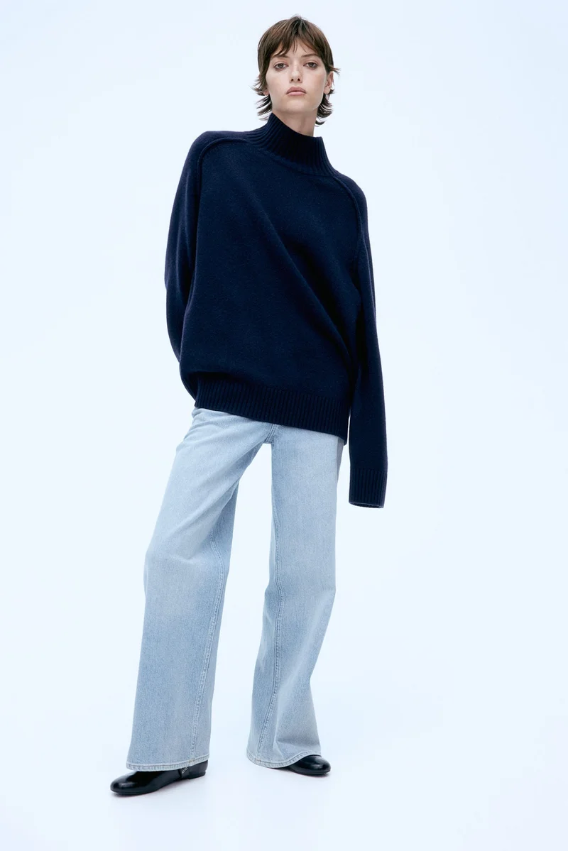 High-Rise Wide-Leg Jeans
