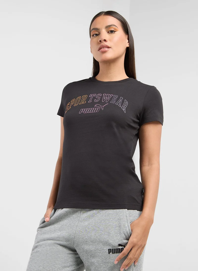 Essential Logo Lab T-Shirt Charcoal