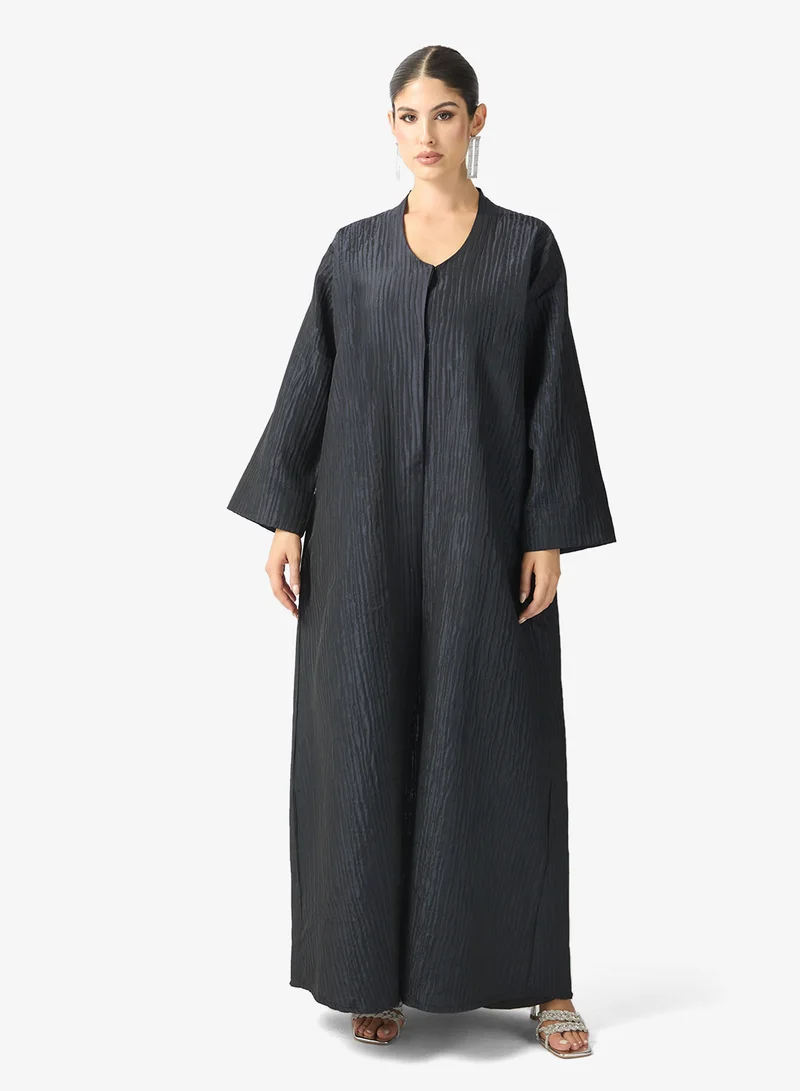 Printed Abaya & Sheila Set