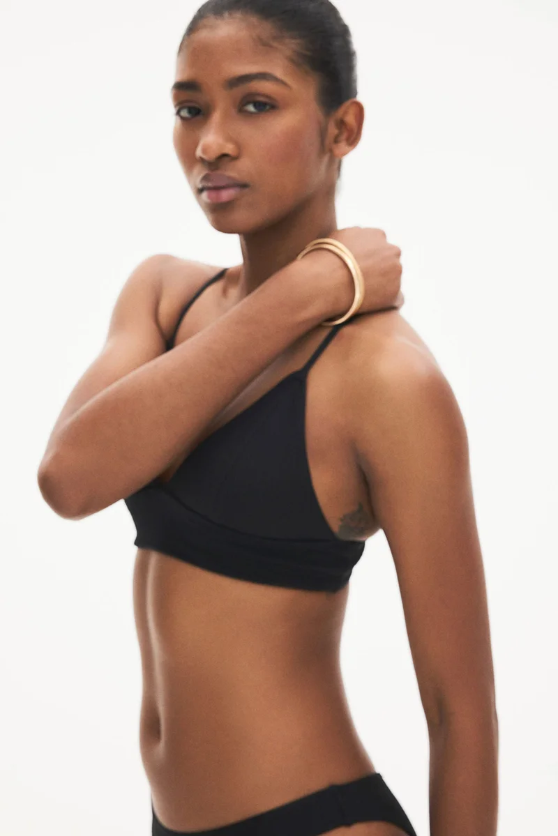 Padded Bikini Top Black