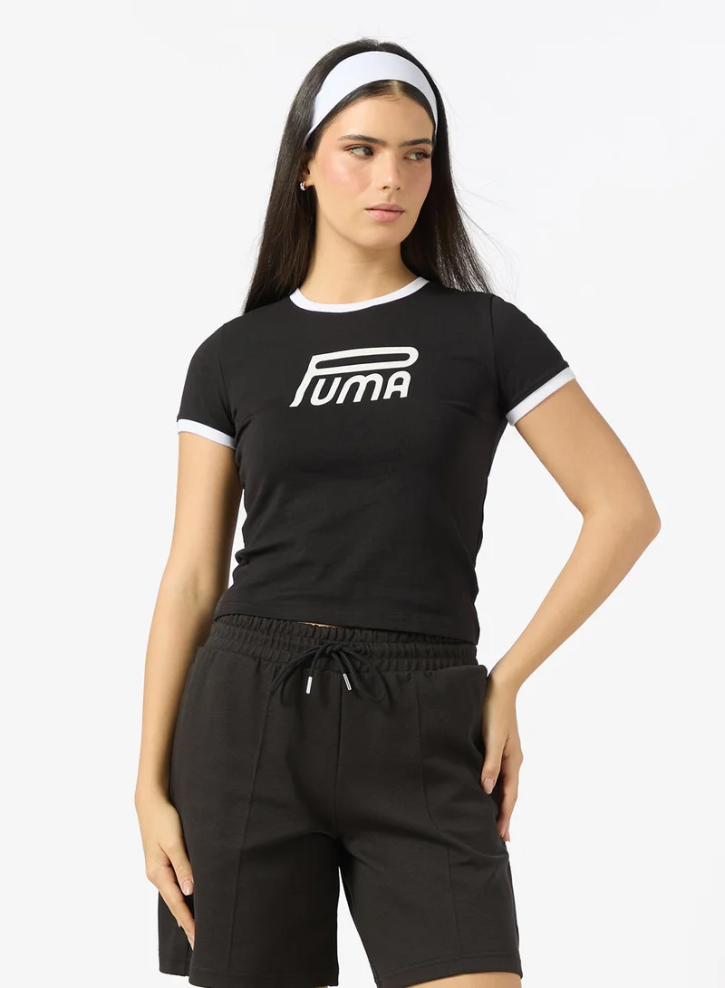 Future Archive Graphic Slim T-Shirt Black