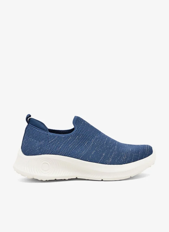 Cushioned Slip-Ons Steel Blue