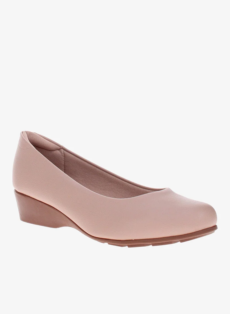 Women's Low Heel Shoes Beige