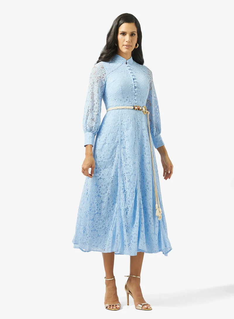 Women's Lace A-line Dress