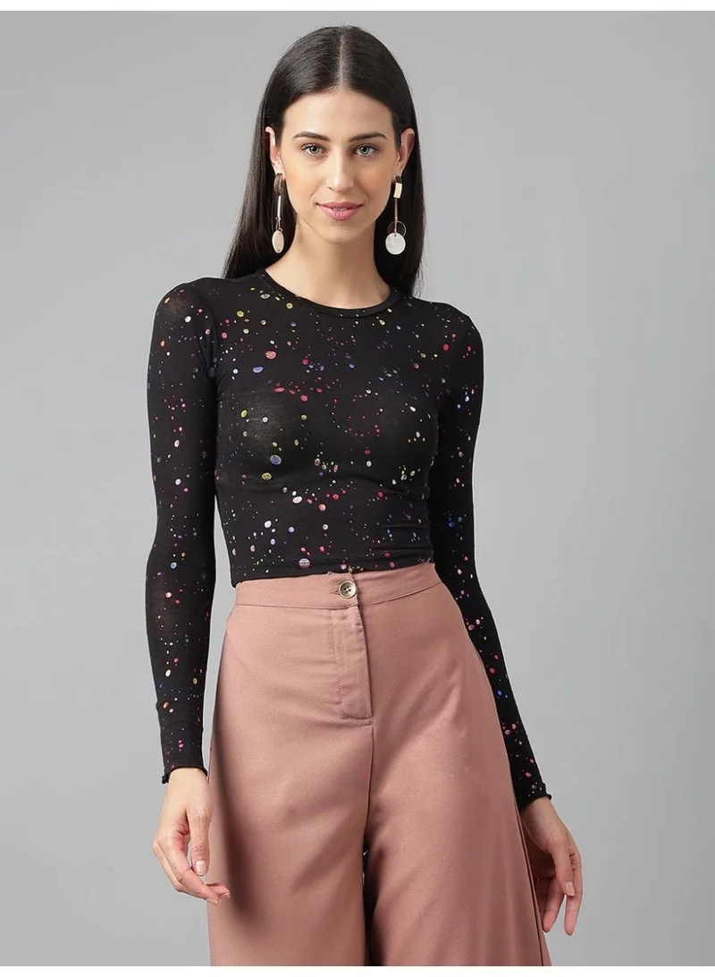 Women's Casual Everyday Blouse Black
