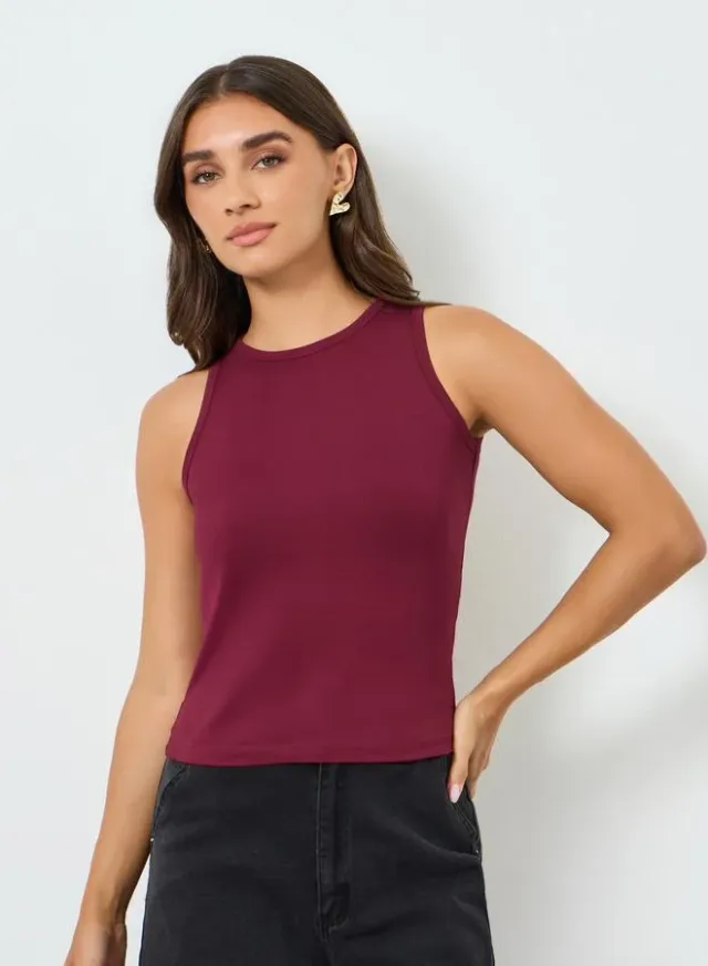 2-Pack Solid Fitted Tank Top – image 4