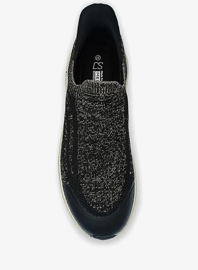 IconStyle Women's Trail Running Slip-On Sneakers - OffWhite/Silver – image 3
