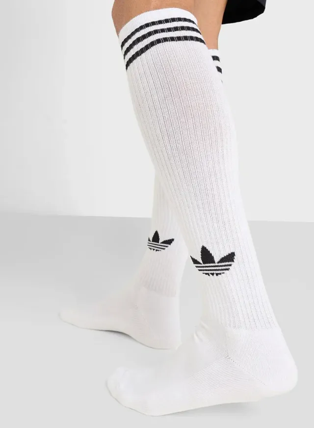 زوجان من جوارب 3-Stripes Knee Socks – صورة 5
