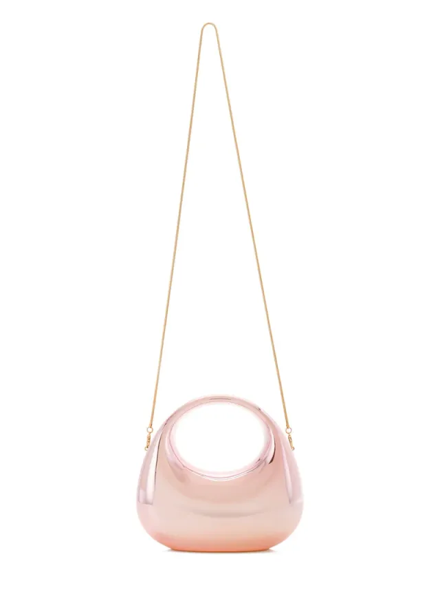 Mini Metallic Acrylic Clutch Silver – image 2