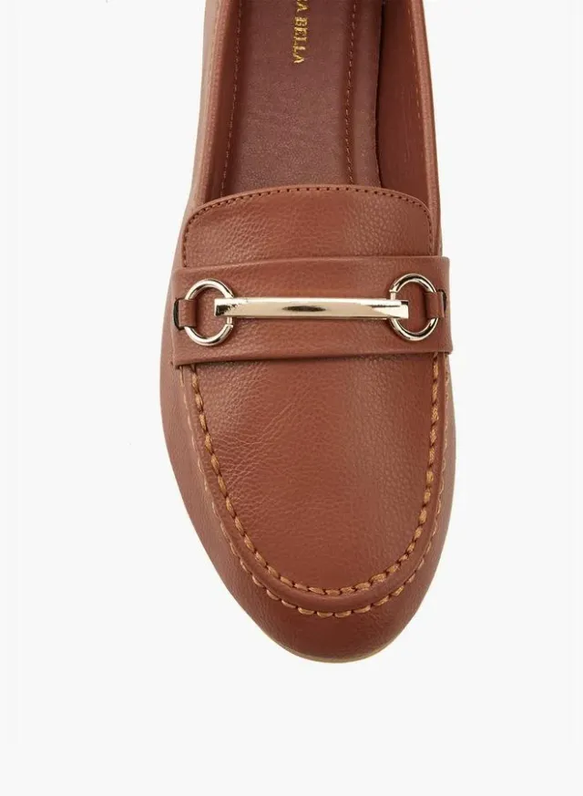 Flora Bella Metallic Accent Loafers – image 4