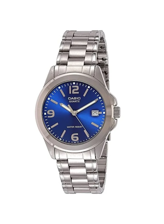 Casio LTP-1215A-2A Women's Stainless Steel Watch, 28mm Blue