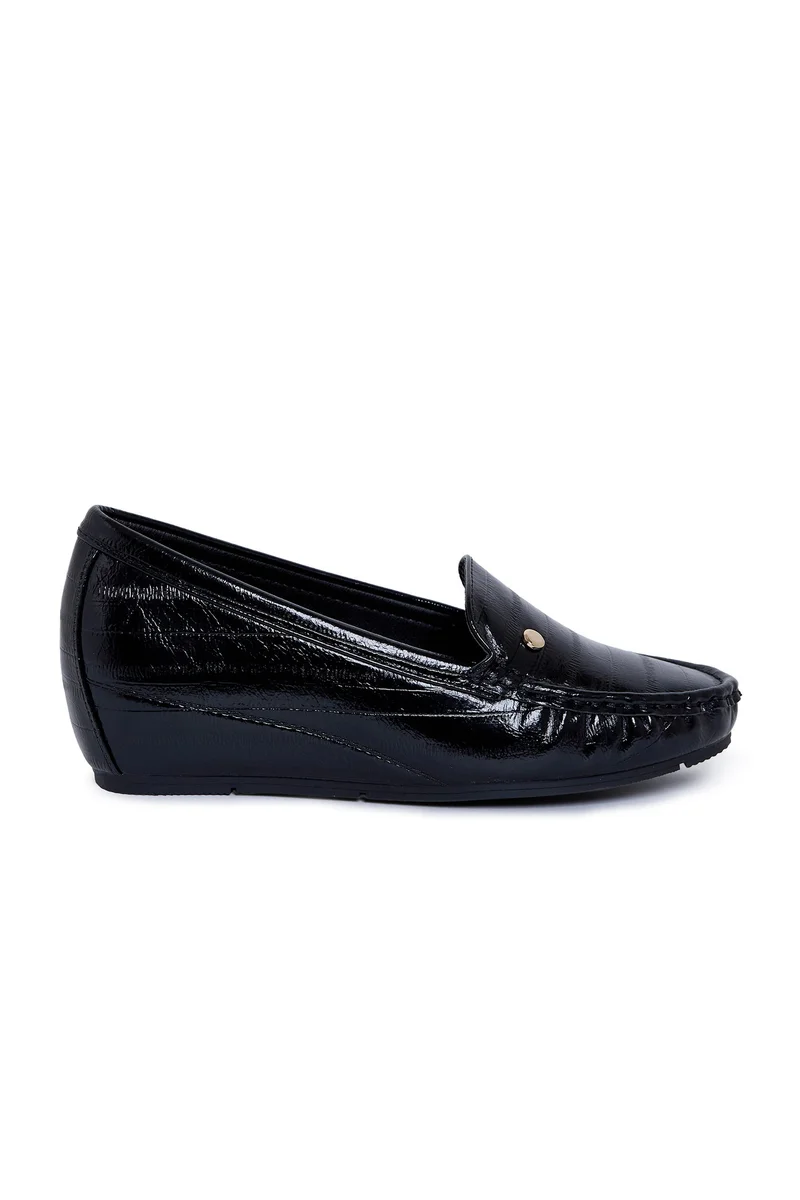 Geoomnii Women's Slip-On Ballet Flats Black