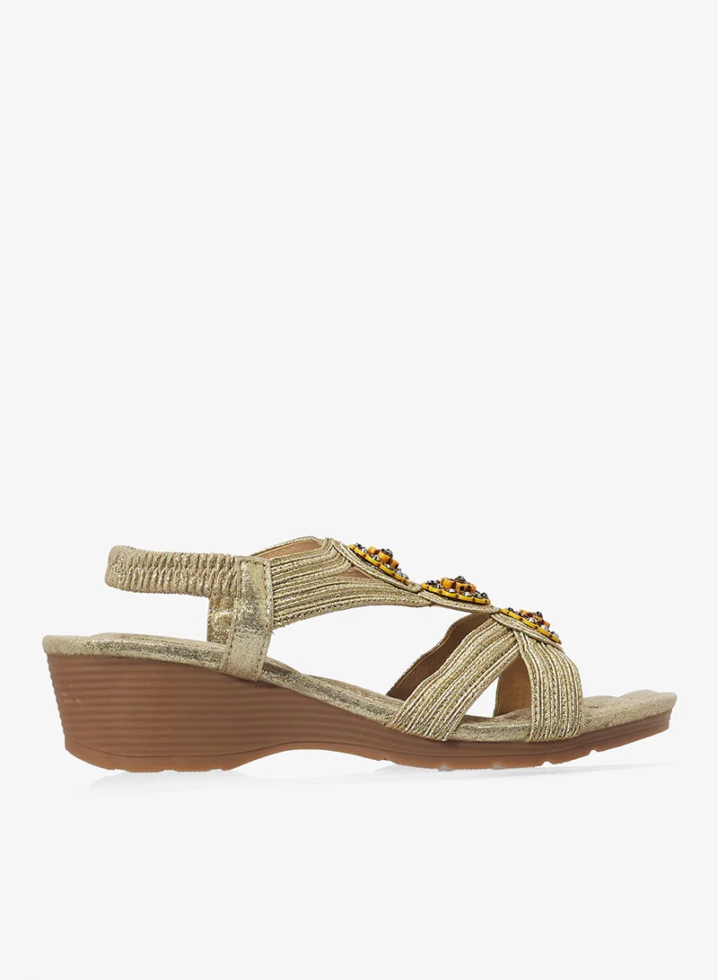 Heeled Sandals Cream