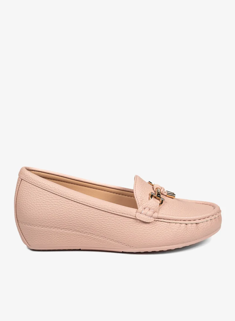 Geoomnii Women's Slip-On Ballet Flats Pink