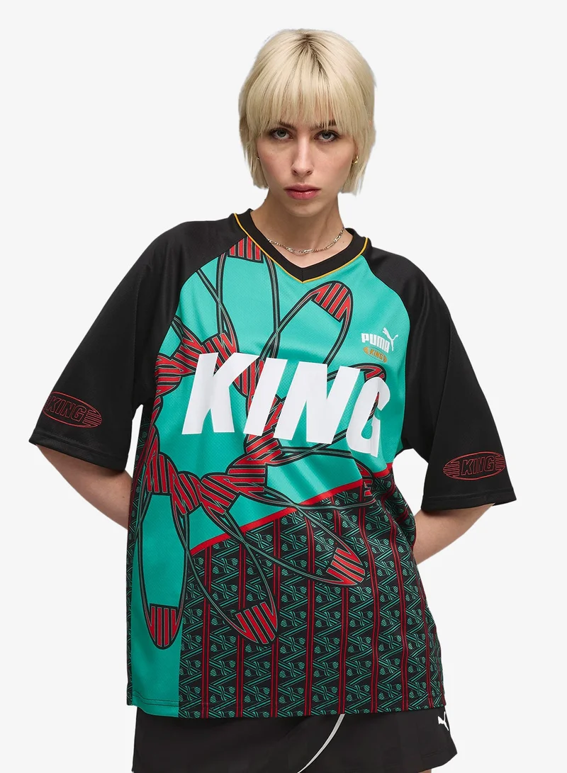 King Extravaganza Relaxed Jersey Teal