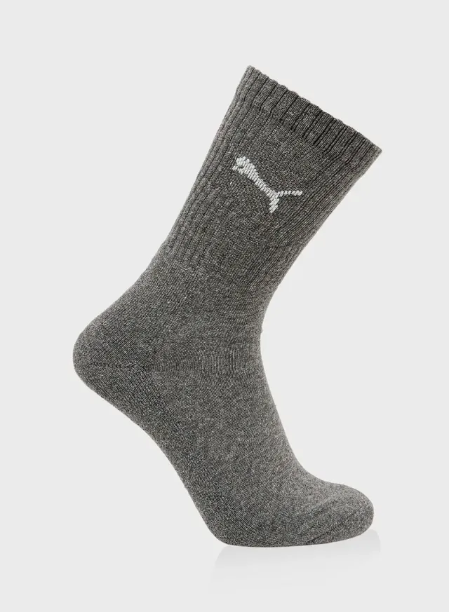 3-Pack Crew Socks Black – image 2