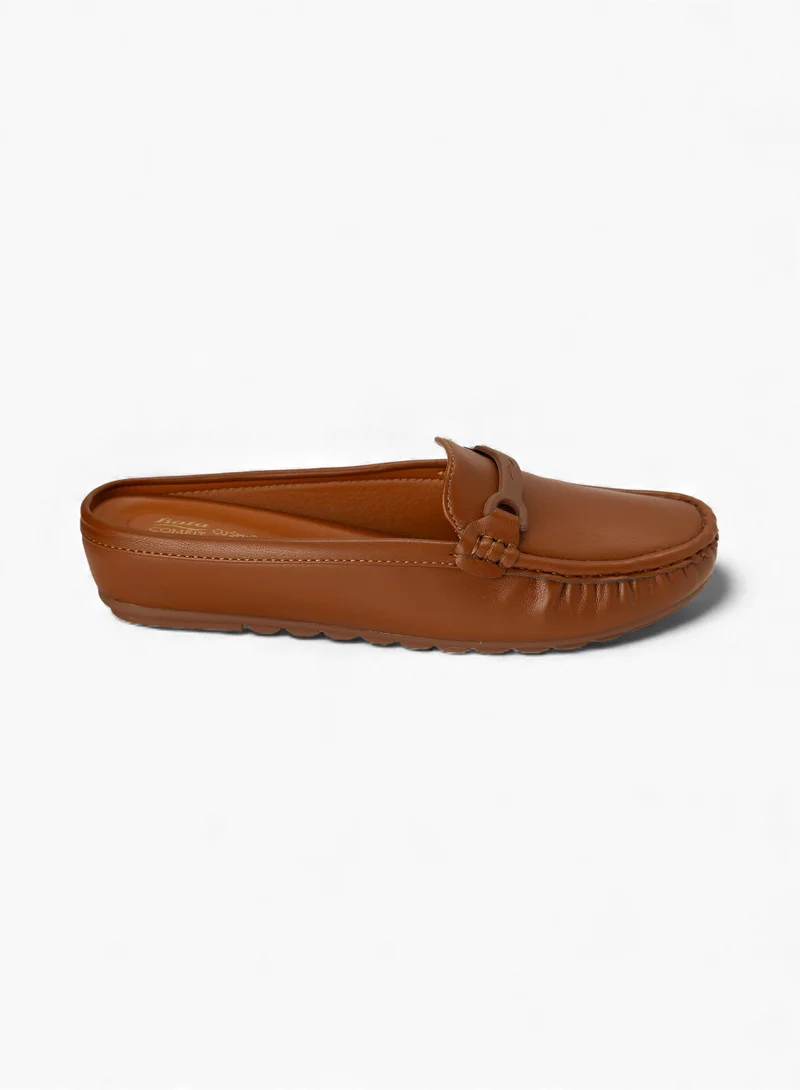 Comfit Cushion Slip-On Loafers Brown