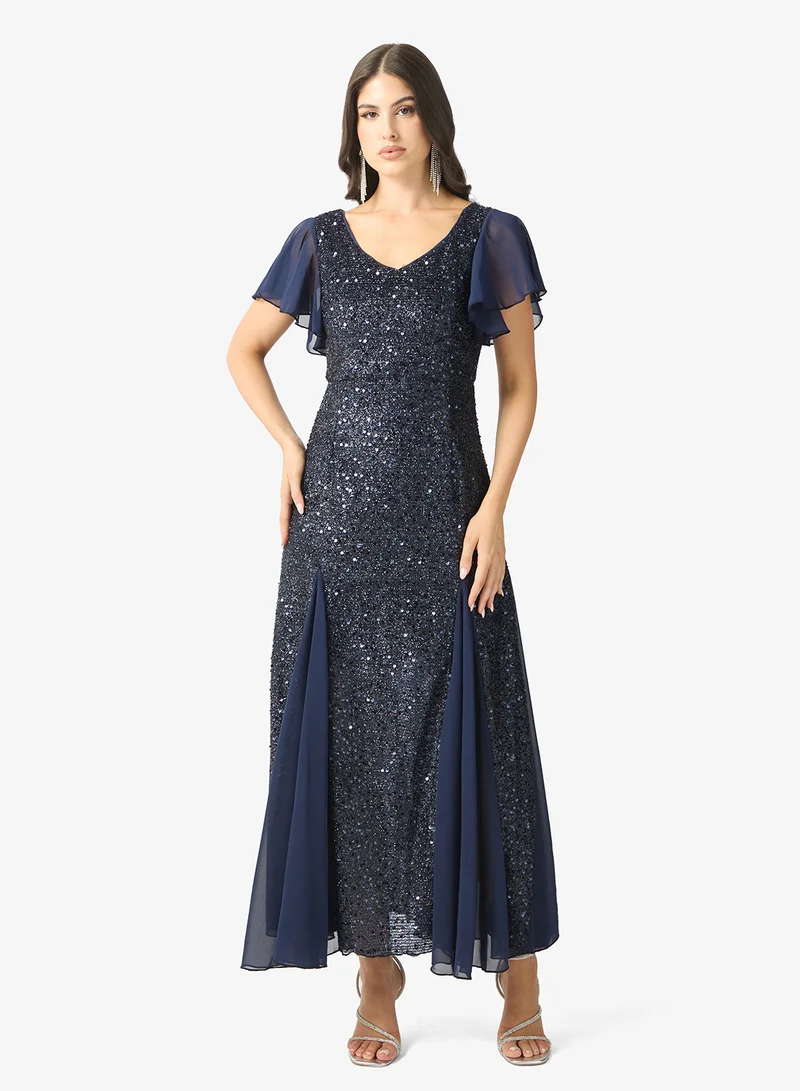 Shimmer A-Line Dress