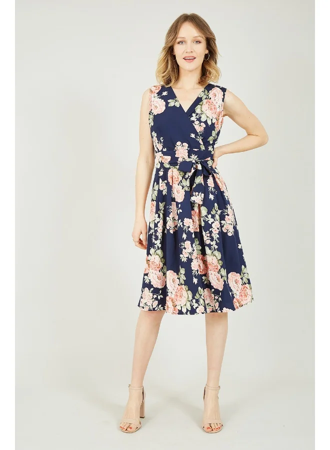 Floral Wrap Dress