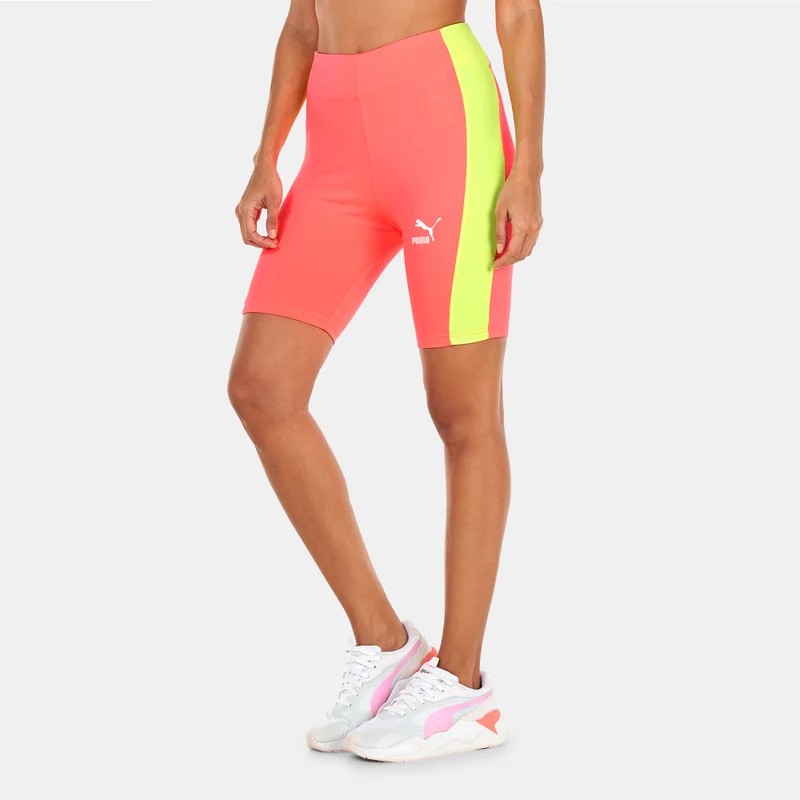 Women's Squeeze Blocking Bike Shorts Yellow