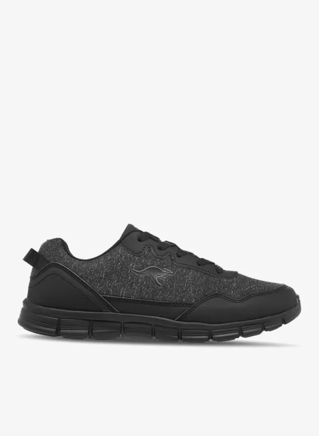 Women's Knit Sneakers with Embroidered Logo and Lace-Up Closure – image 3