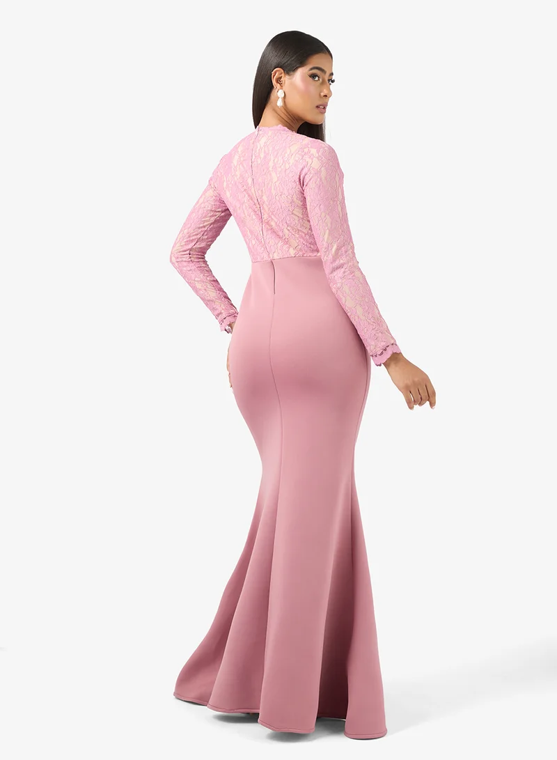 فستان سهرة دانتيل