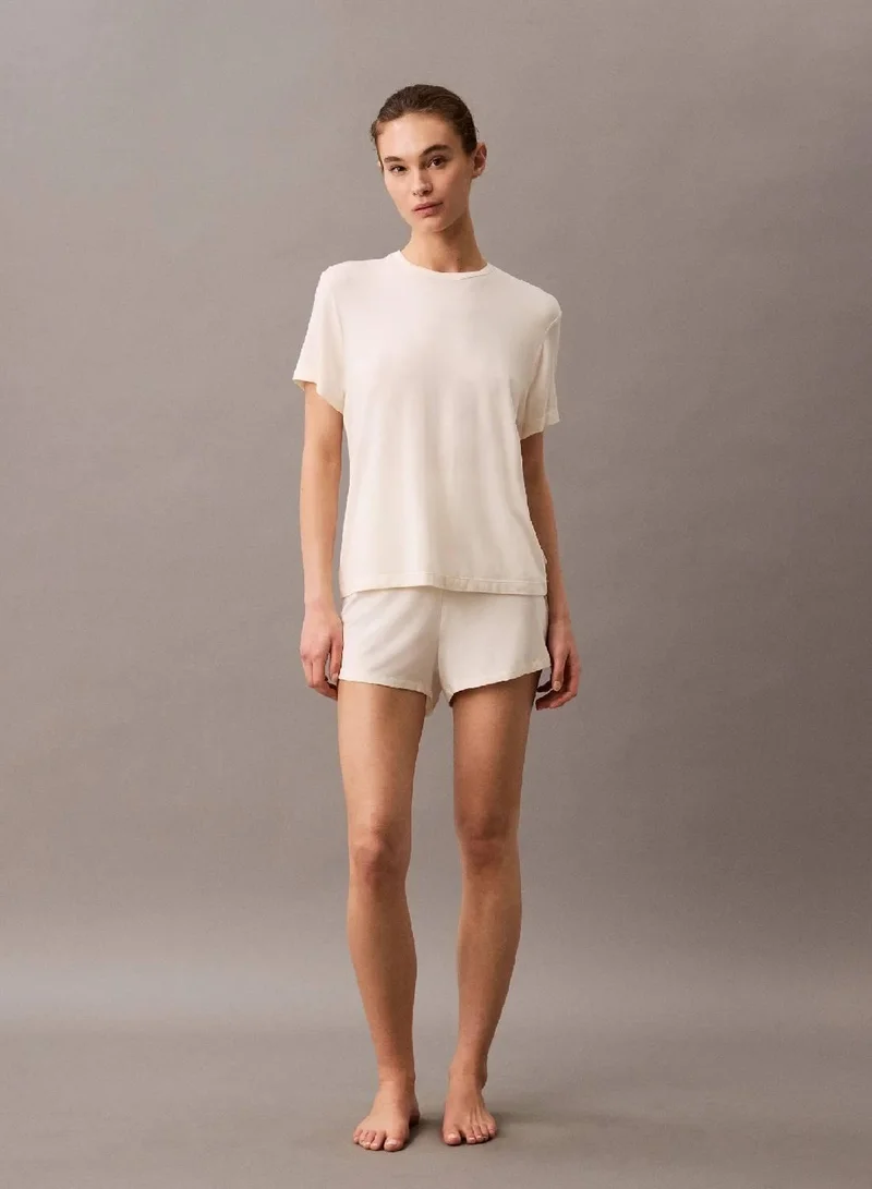 Ultra Soft Modal Lounge Shorts Ivory