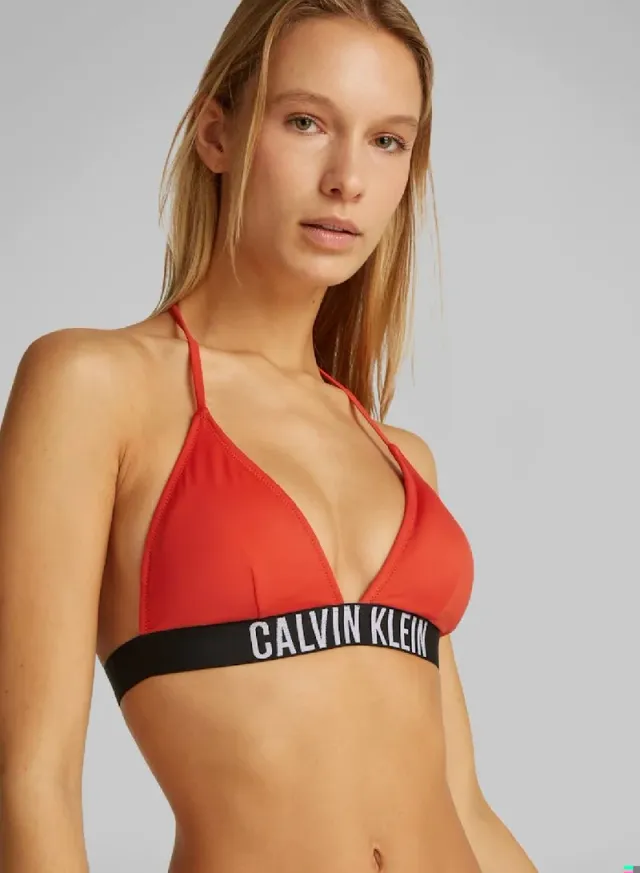 Intense Power Triangle Bikini Top Bright Red – image 5