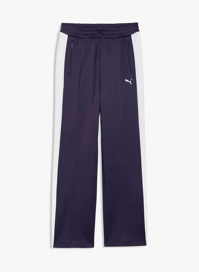 T7 Always On Straight Track Pants Deep Plum