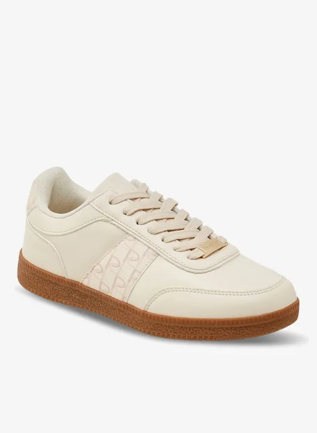 Monogram Print Lace-Up Sneakers – image 2