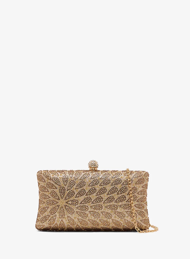 Gold Printed Detailed Metallic Bag