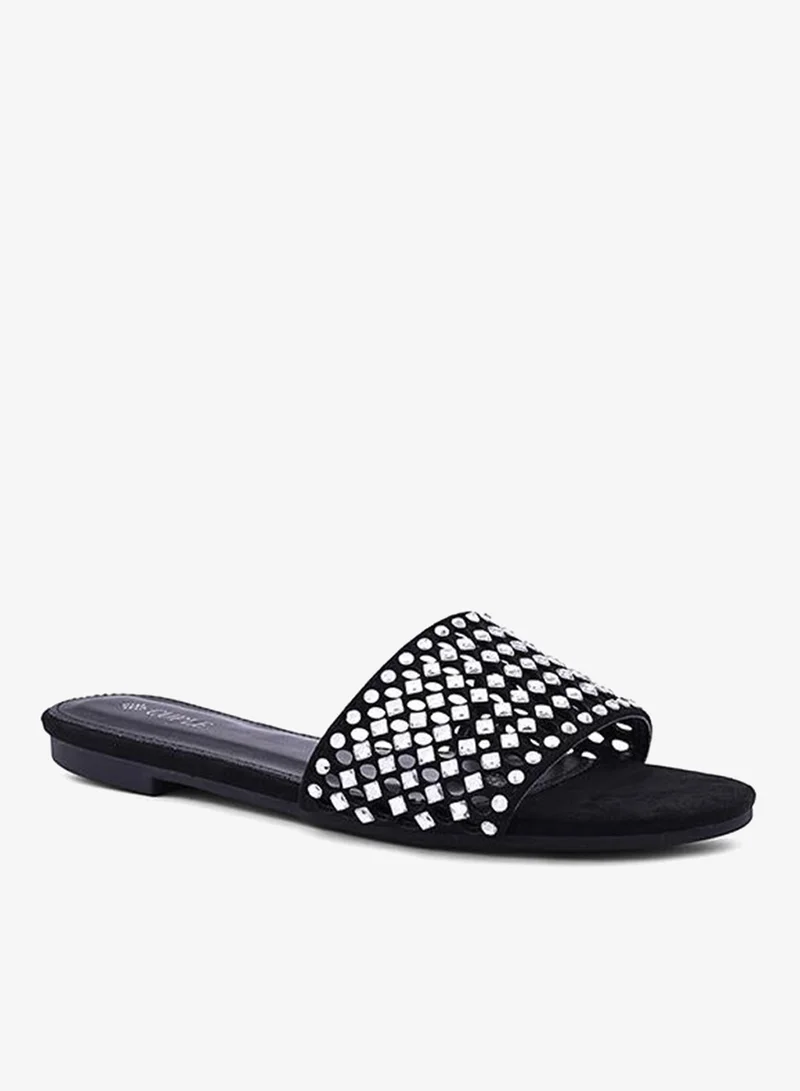 Cuple Casual Slide Sandals Black
