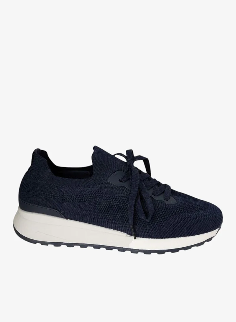 Retro Mesh Upper Lace-Up Sneakers