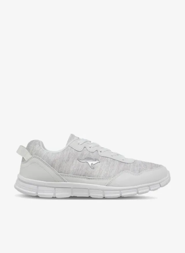 Women's Logo Embroidered Sports Shoes White