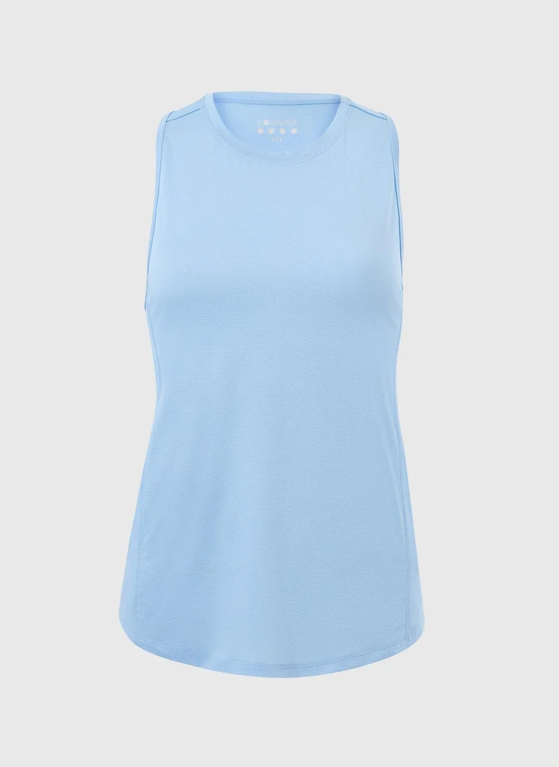 Souluxe Sports Vest Light Blue
