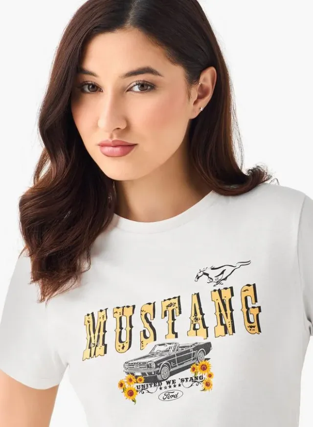 تيشيرت قطن بطبعة Mustang – صورة 4
