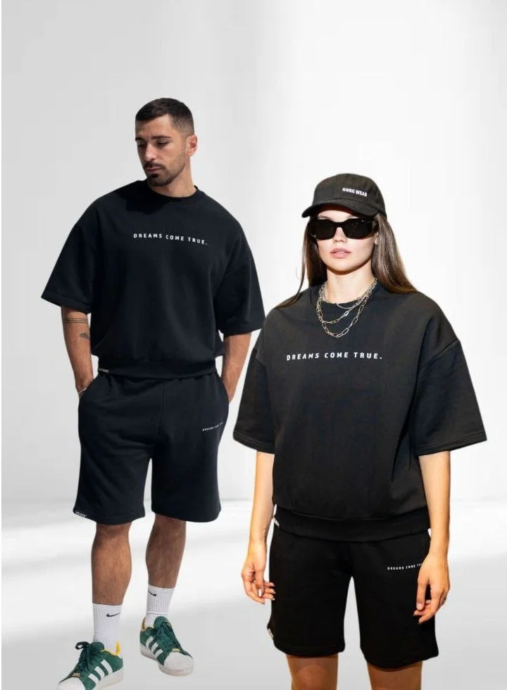 Short sleeve hoodie