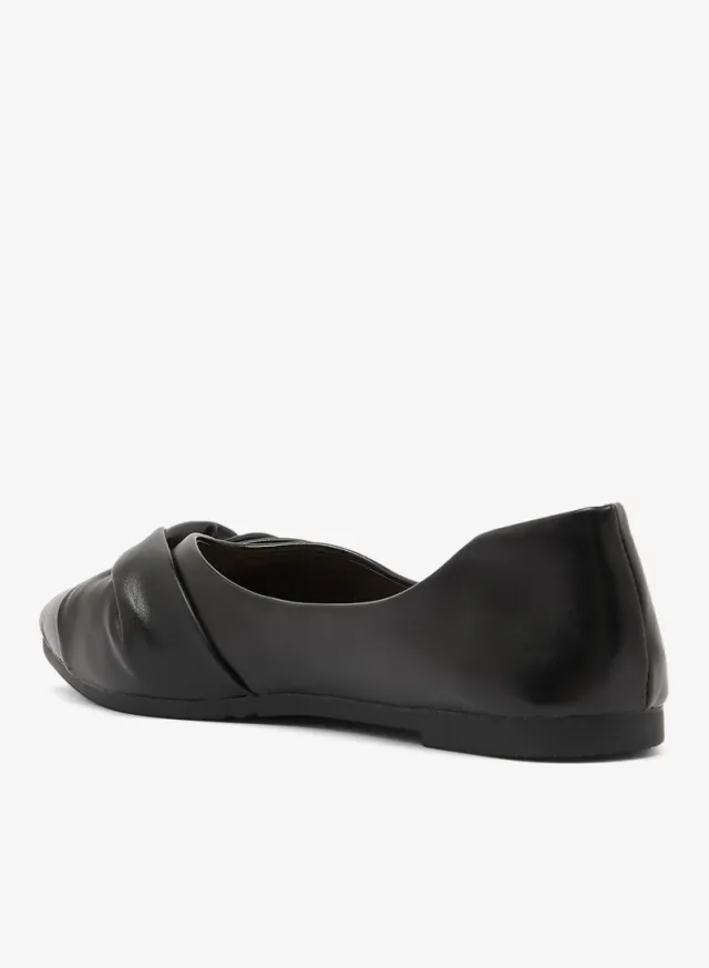 Two-Tone Pointed Toe Open Back Pumps – image 2